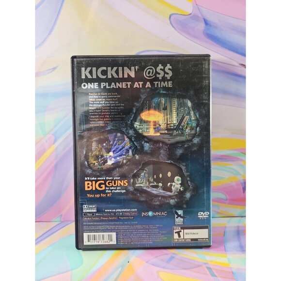 Ratchet & Clank: Going Commando (Sony PlayStation 2, 2003) CIB - Picture 2 of 3